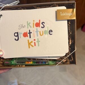 Inklings Kids Gratitude Kit with Multicolor Lettering and Green Pen